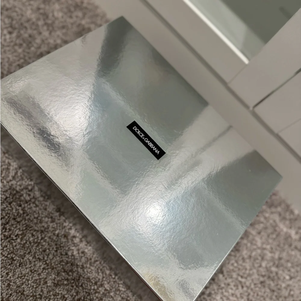 Dolce & gabana patchwork Denim Platform Sandals size 38.5 - Picture 13 of 13